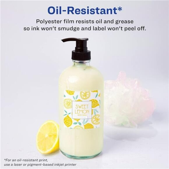 Avery Durable Waterproof Labels with Sure Feed Technology 2" x 2" Square 96 Labe - Picture 5 of 7